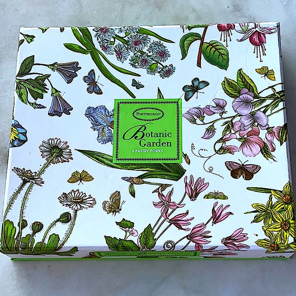 PORTIMEIRION BOTANIC GARDEN SET OF 6 PASTRY FORKS - Picture 6 of 7